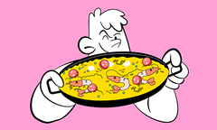 Cremas y paella